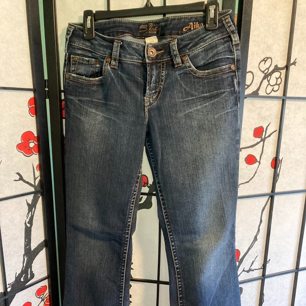 Silver Aiko Boot Cut Jeans